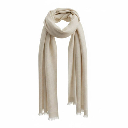 🧣 Dior Soft Beige Draped Scarf – Pure Elegance & Timeless Luxury ✨