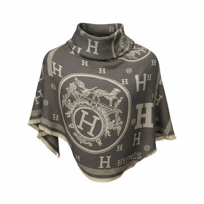 🧣 Hermès Grey H Monogram Scarf – Iconic Heritage & Timeless Luxury ✨