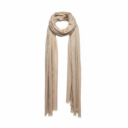 🧣 Hermès Beige Signature Scarf – Understated Luxury & Timeless Elegance ✨