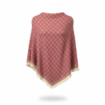 🧣 Gucci GG Monogram Rose Scarf – Iconic Italian Elegance ✨