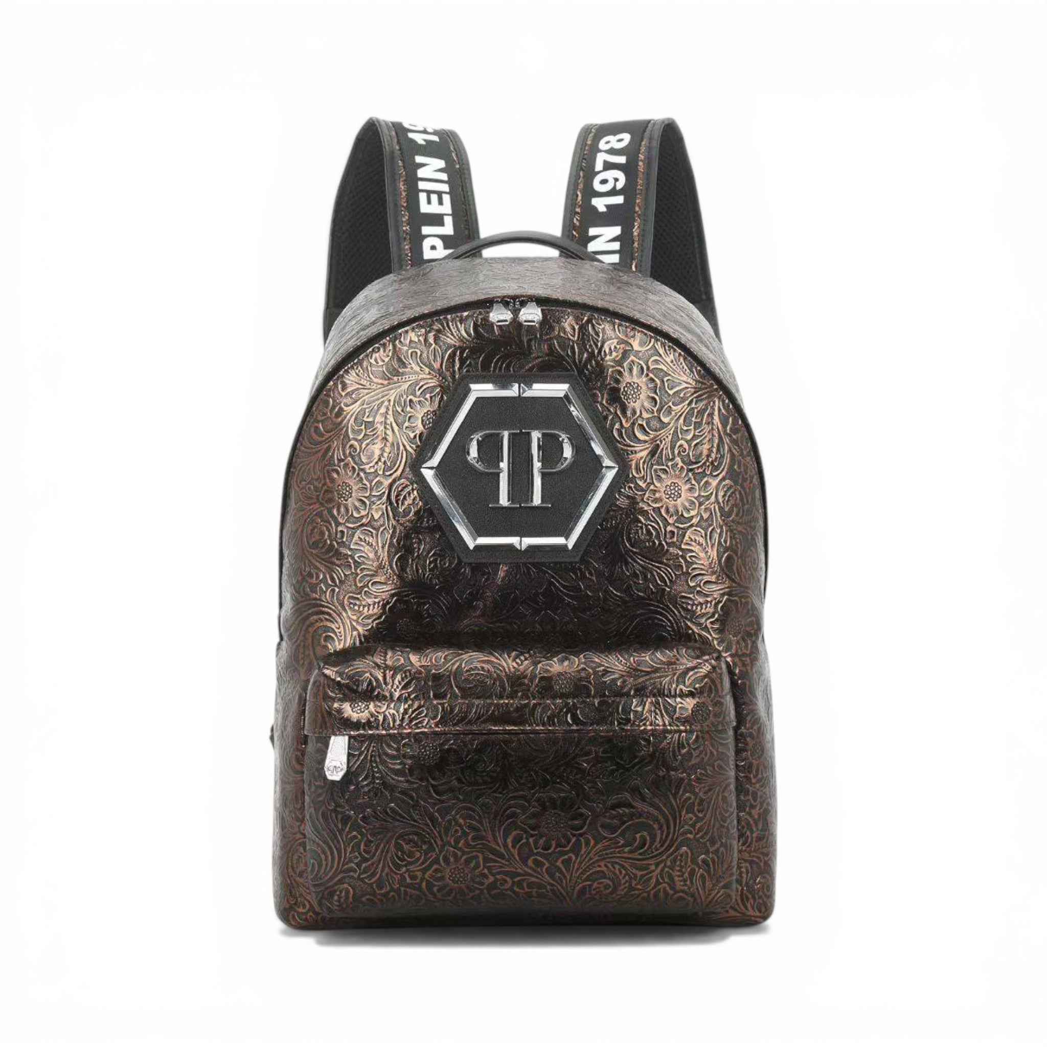 Philipp Plein Baroque Luxury Backpack 🎒🖤✨