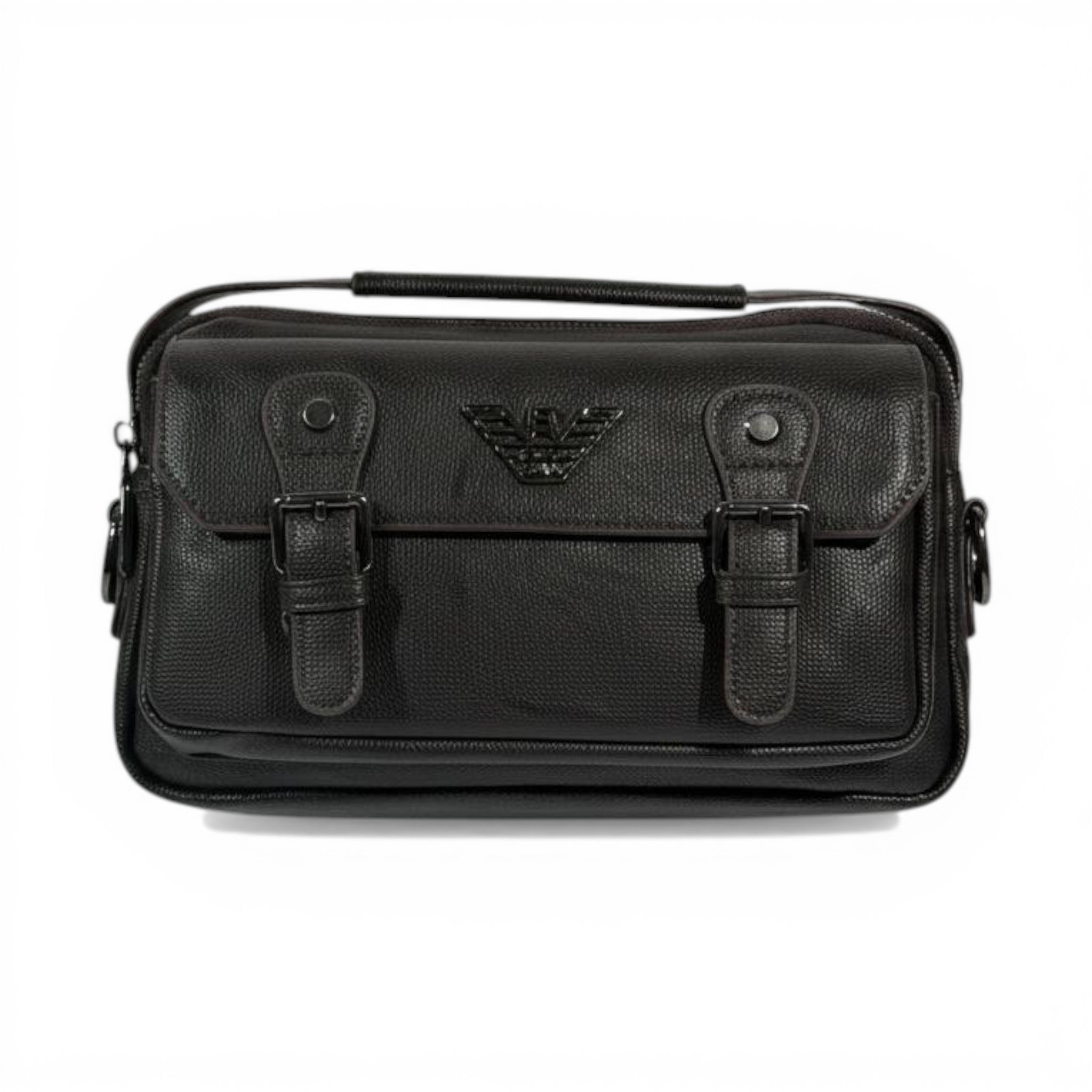 Emporio Armani Executive Black Messenger Bag 🖤✨👜