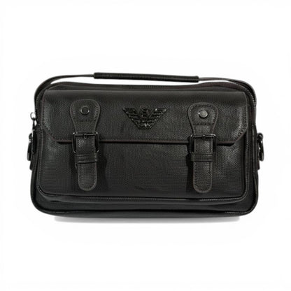 Emporio Armani Executive Black Messenger Bag 🖤✨👜