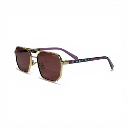 Prada Gold Rose Tint Aviator Sunglasses 🕶️✨🌹
