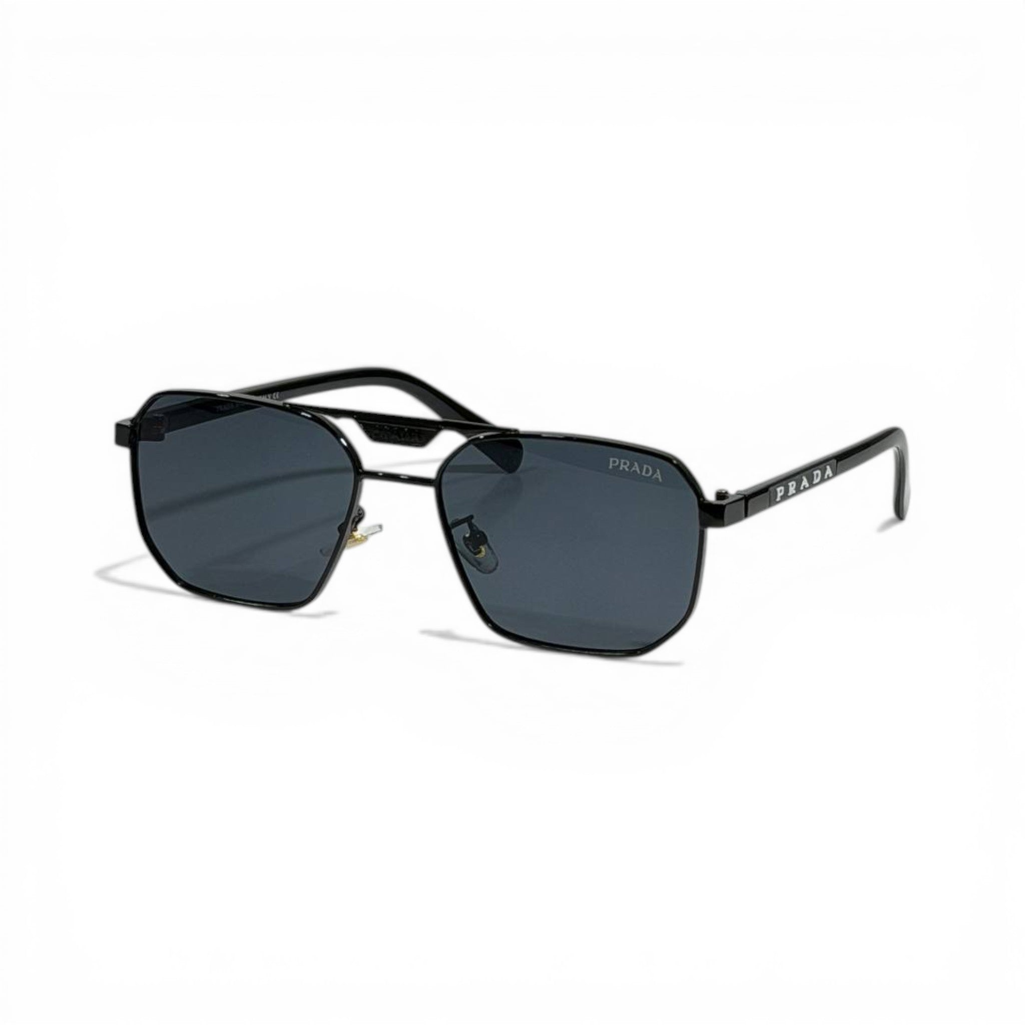 Prada Matte Black Aviator Square Sunglasses 🕶️✨🖤