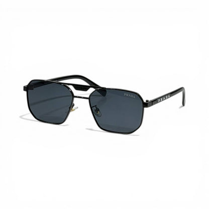 Prada Matte Black Aviator Square Sunglasses 🕶️✨🖤