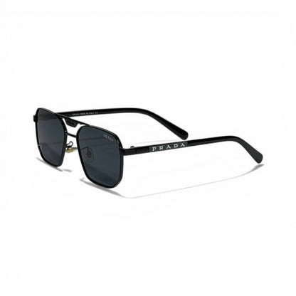 Prada Matte Black Aviator Square Sunglasses 🕶️✨🖤