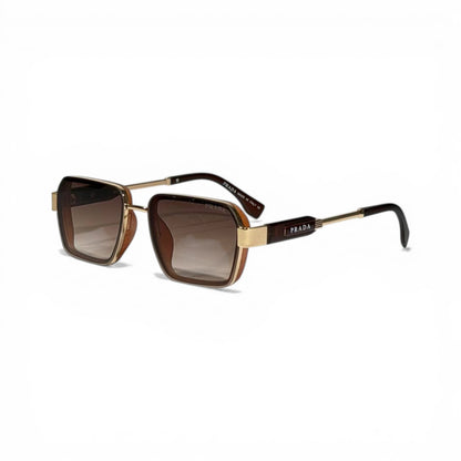Prada Brown Gradient Luxe Square Sunglasses 🕶️🤎✨