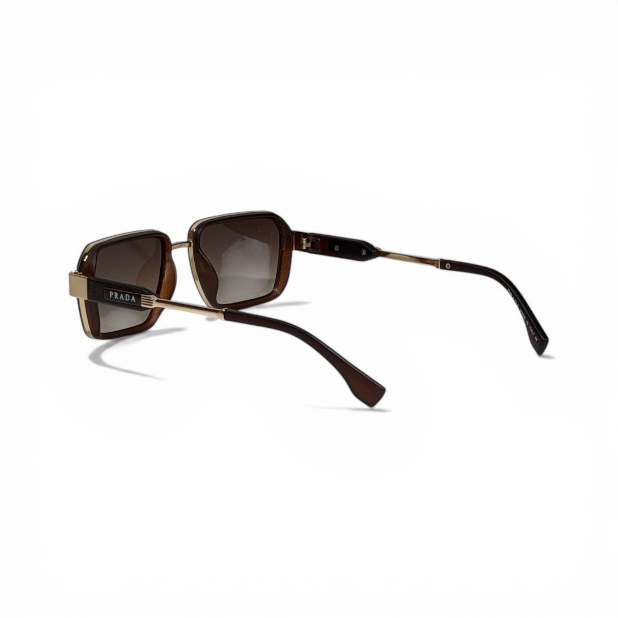 Prada Brown Gradient Luxe Square Sunglasses 🕶️🤎✨