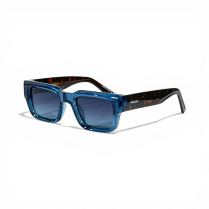 Moscot Blue Crystal Bold Square Sunglasses 🕶️💙✨