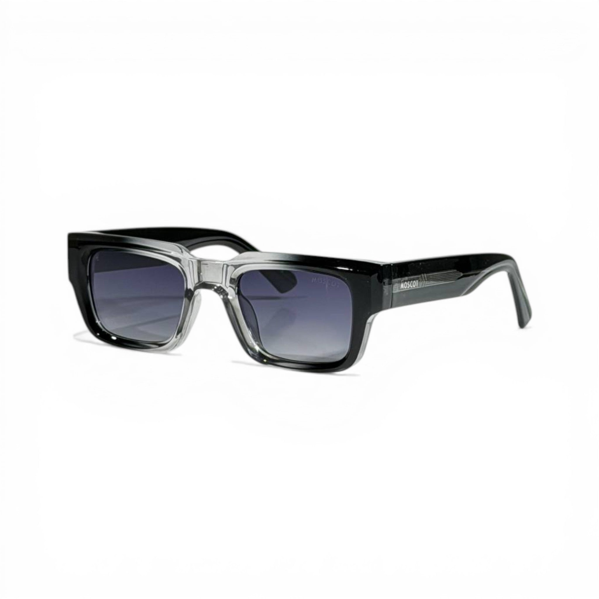 Moscot Smoke Crystal Bold Square Sunglasses 🕶️🖤✨