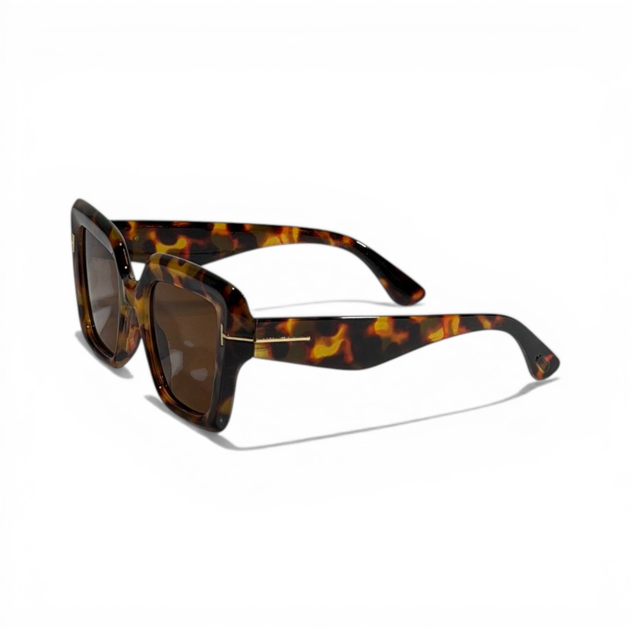Tom Ford Inspired Havana Luxe Oversized Sunglasses 🕶️✨🤎