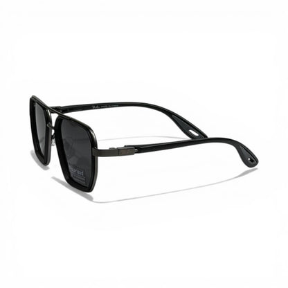 Ray-Ban Polarized Black Geometric Signature Sunglasses 🕶️⚫✨