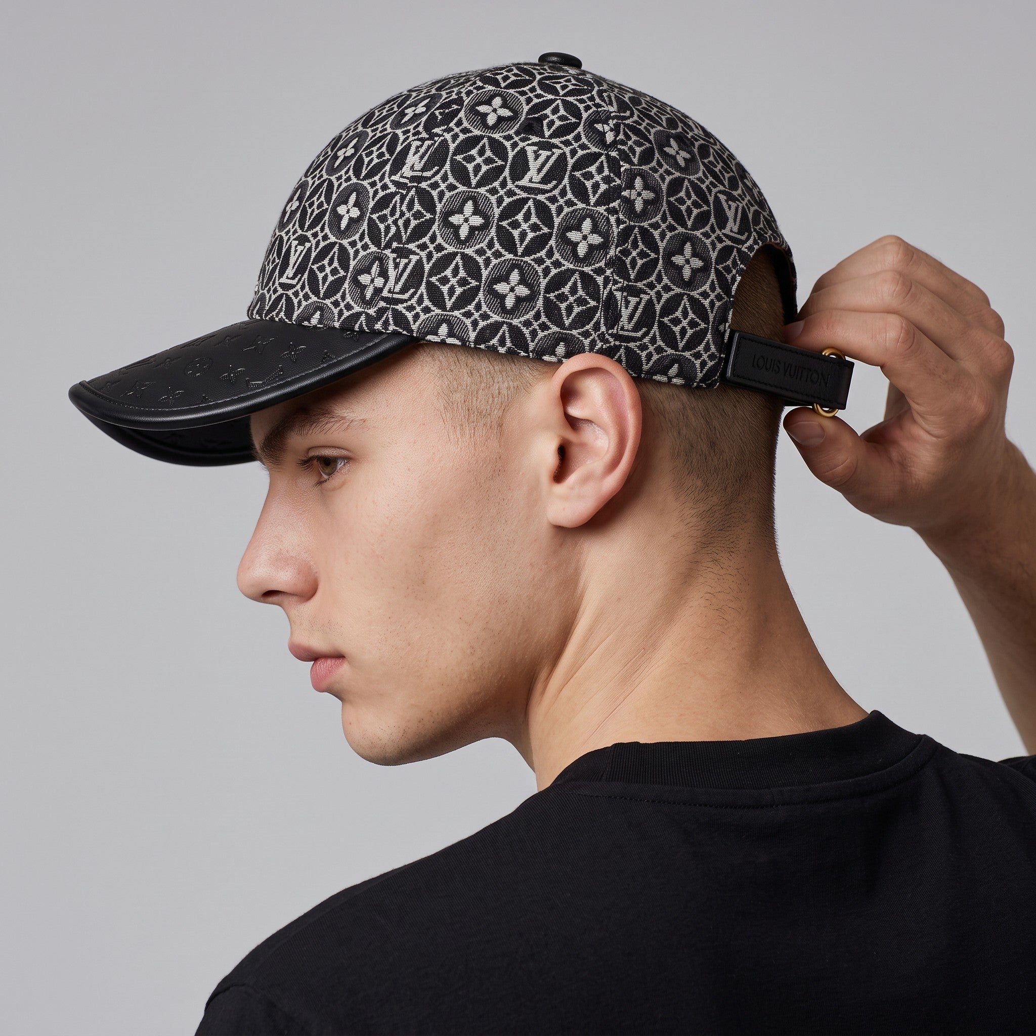 Louis Vuitton Monogram Jacquard Baseball Cap – Black & White
