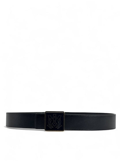 Amiri Black Square Buckle Belt – 110 cm 🖤✨