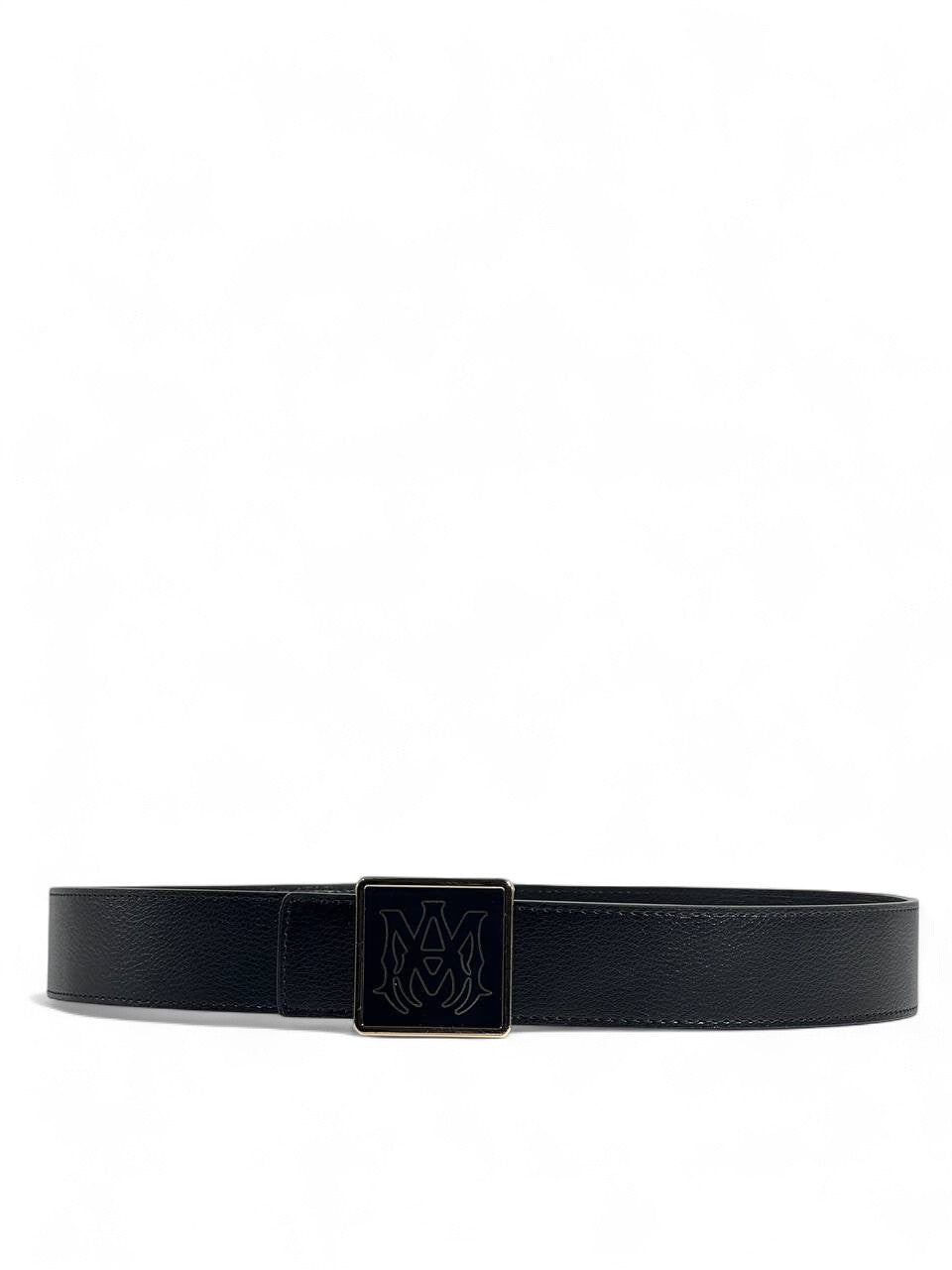 Amiri Black Square Buckle Belt – 110 cm 🖤✨