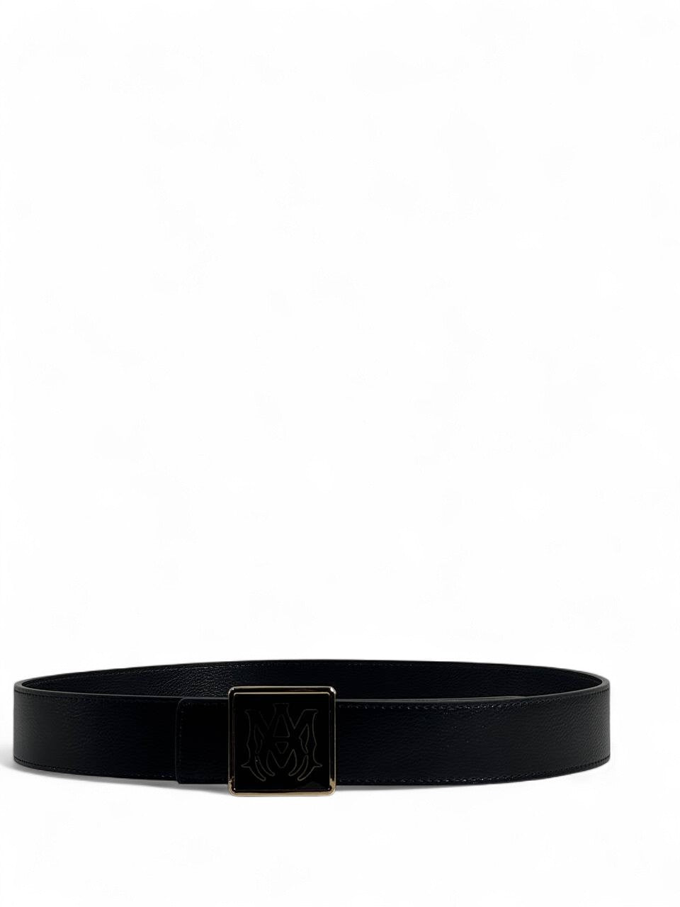 Amiri Black Square Buckle Belt – 110 cm 🖤✨
