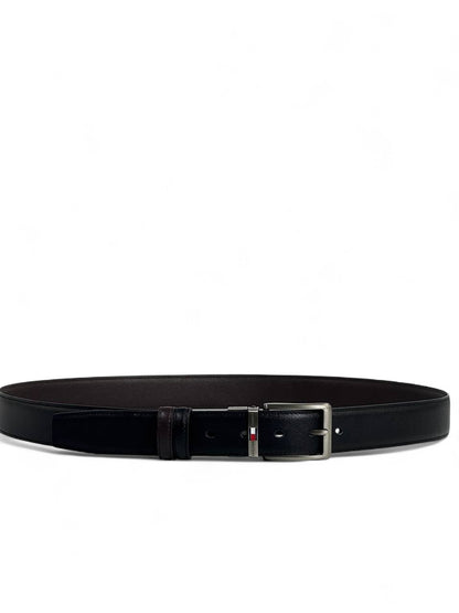 Tommy Hilfiger Classic Black Leather Belt – 130 cm 🖤✨