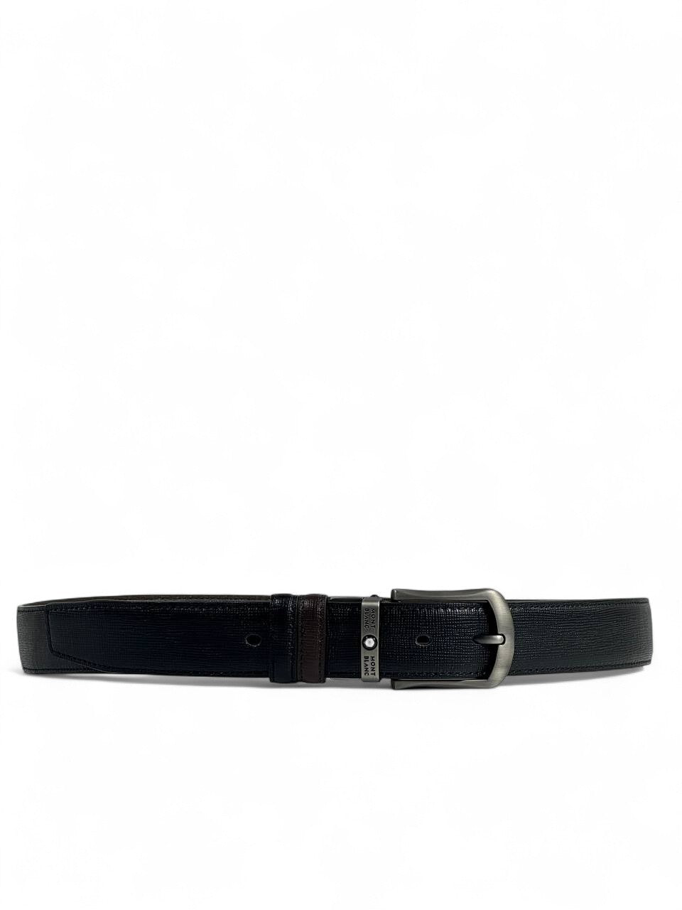 Montblanc Reversible Leather Belt 110 cm 🖤🤎 | Elegant Black & Brown | Signature Buckle