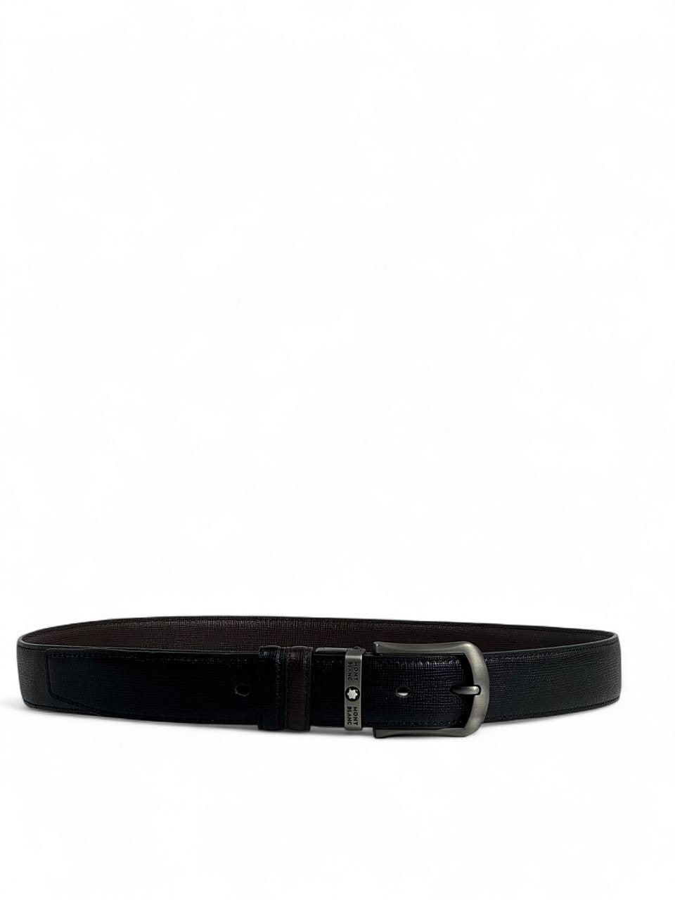 Montblanc Reversible Leather Belt 110 cm 🖤🤎 | Elegant Black & Brown | Signature Buckle
