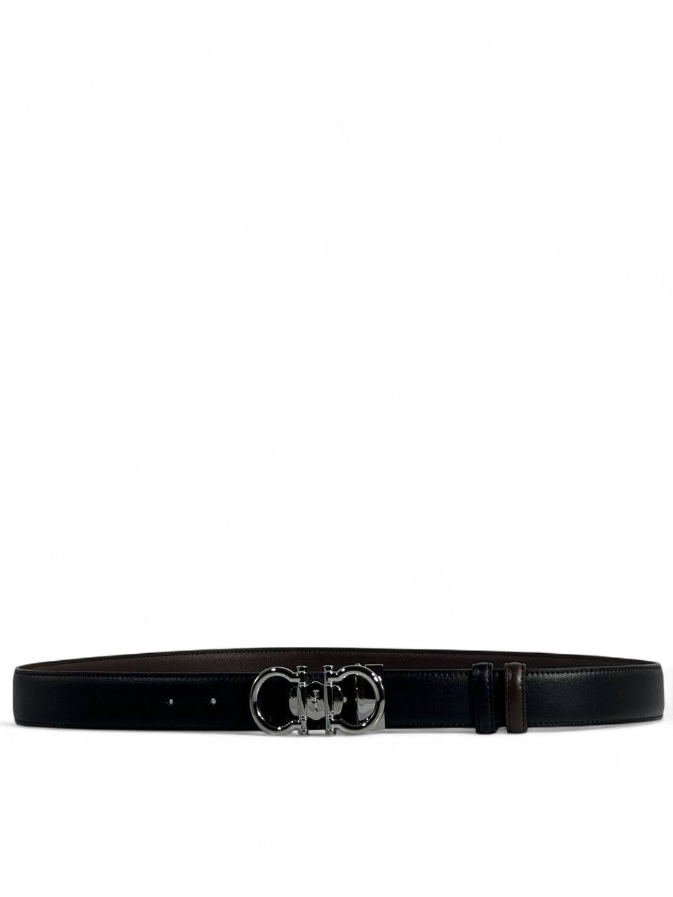 Ferragamo Reversible Leather Belt 120 cm 🖤🤍 | Double-Face | Iconic Gancini Buckle