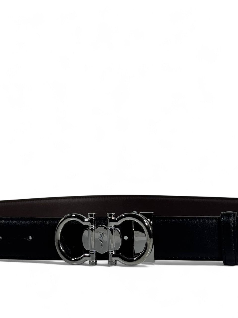 Ferragamo Reversible Leather Belt 120 cm 🖤🤍 | Double-Face | Iconic Gancini Buckle
