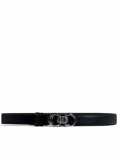 Ferragamo Reversible Leather Belt 110 cm 🖤 | Double-Face | Iconic Gancini Buckle