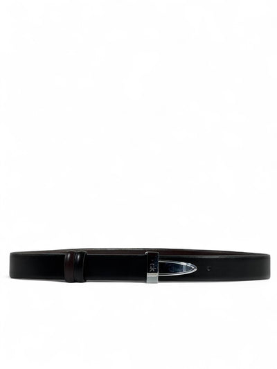 Calvin Klein Reversible Leather Belt  🖤 | Sleek Silver Buckle | Double-Face
