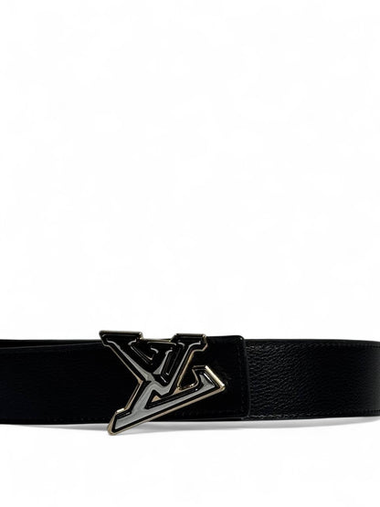 Gucci Black Leather Belt 🖤 | Signature Oval Buckle | 125 cm