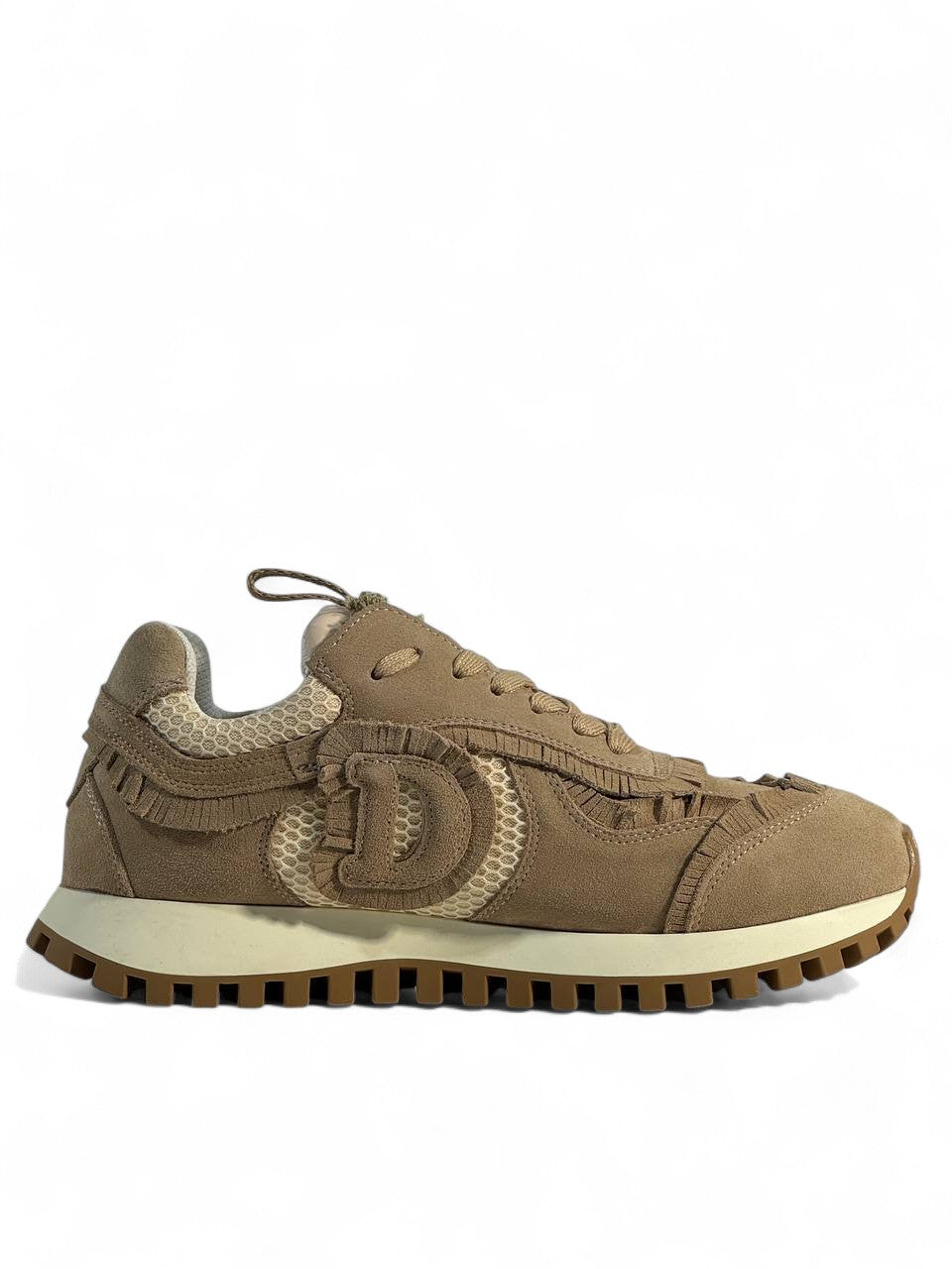 ✨ Christian Dior Beige Mesh & Suede Sneakers | Luxury Casual Unisex Shoes 👟