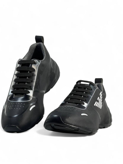 🖤 Emporio Armani Black Eagle Sneakers | Sleek Sporty Luxury Trainers 👟✨