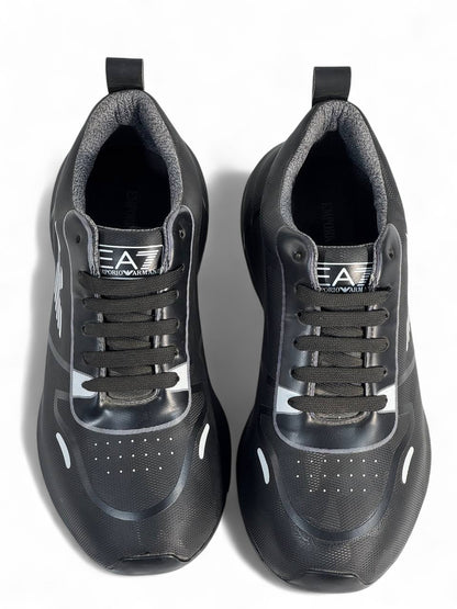 🖤 Emporio Armani Black Eagle Sneakers | Sleek Sporty Luxury Trainers 👟✨