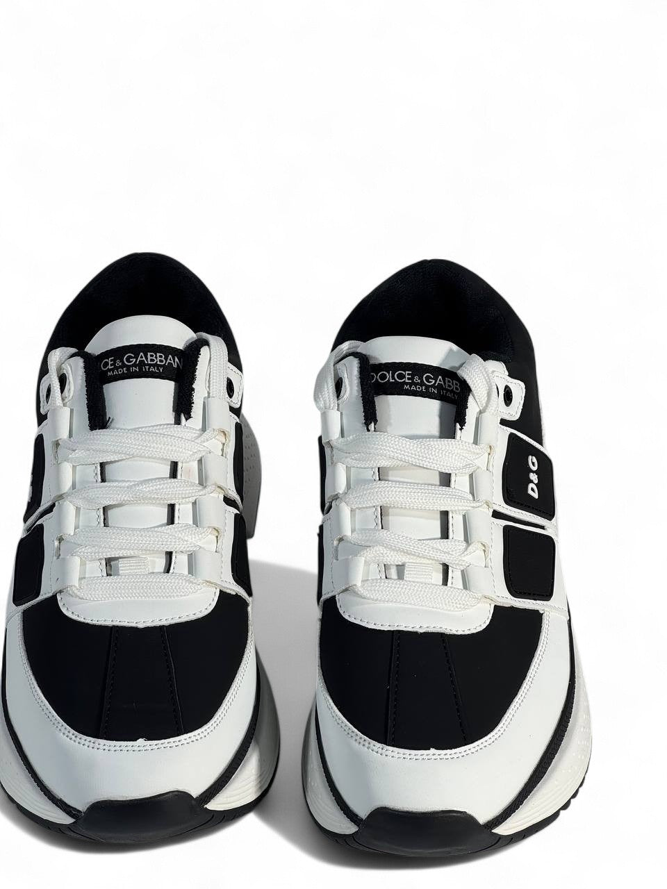 Dolce & Gabbana Chunky Sneakers – Black & White | Luxury Streetwear 👟✨