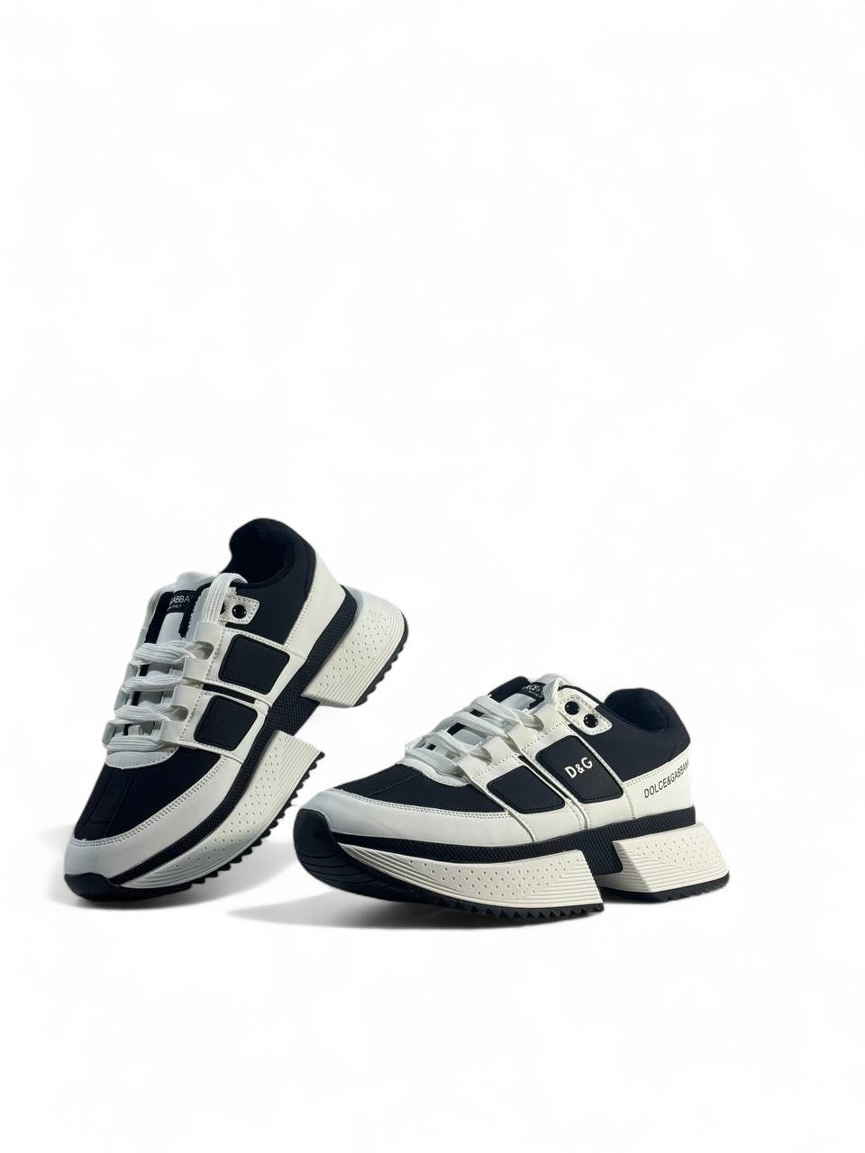 Dolce & Gabbana Chunky Sneakers – Black & White | Luxury Streetwear 👟✨