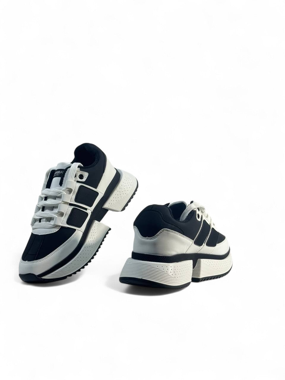 Dolce & Gabbana Chunky Sneakers – Black & White | Luxury Streetwear 👟✨