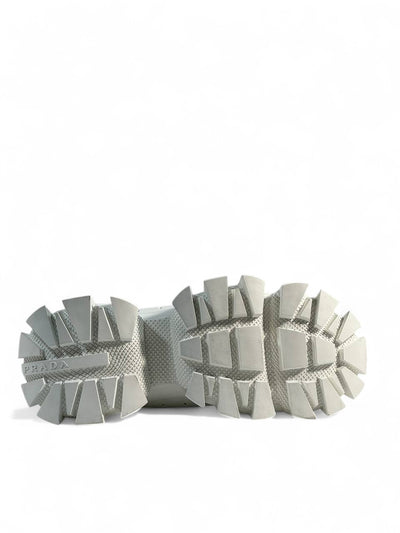Prada Cloudbust Thunder Sneakers – Triple White, Bold Luxury Streetwear