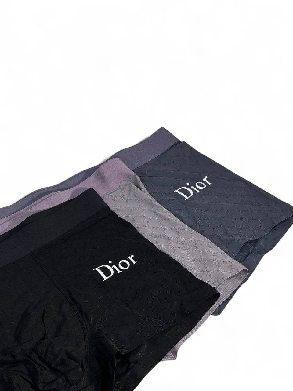 Dior Men’s Luxury Boxer Set 🩲 (3 pcs) | Premium Comfort & Style ✨