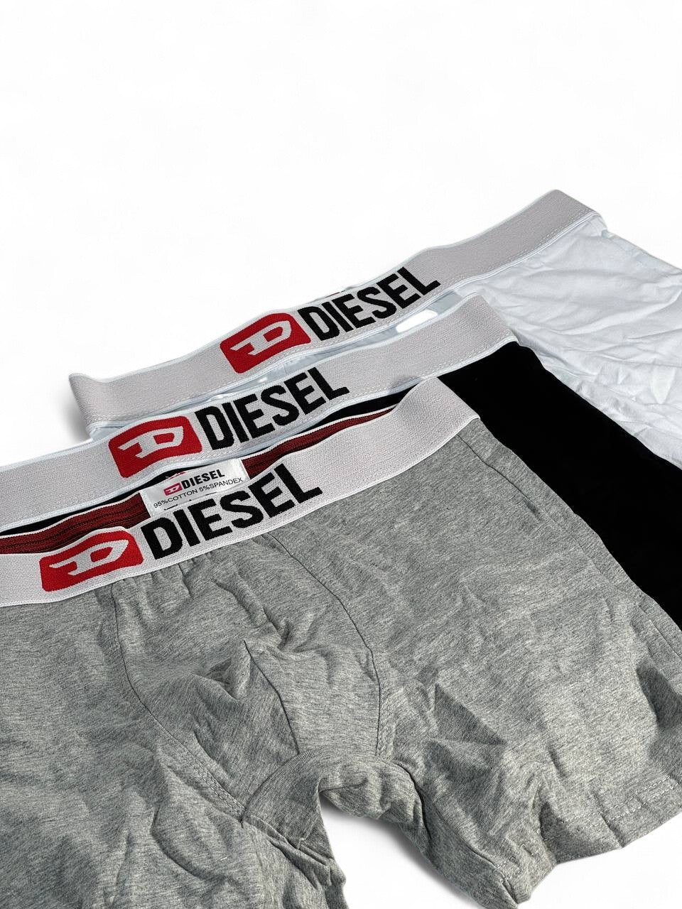 Diesel Men’s Boxer Set 🩲 (3 pcs) | Everyday Comfort & Style 🖤✨
