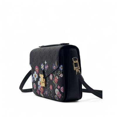 Louis Vuitton Black Floral Crossbody – Limited Edition Art Series
