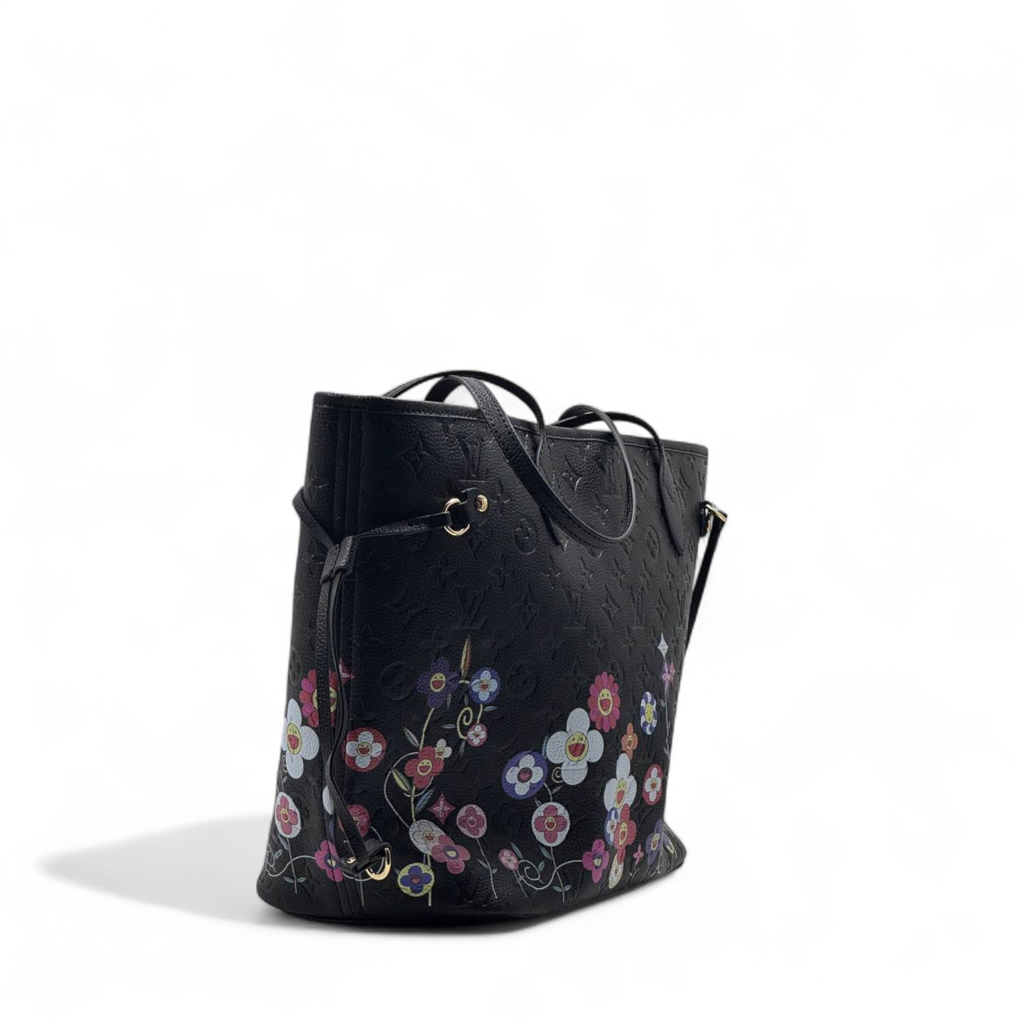 Louis Vuitton Black Floral Neverfull Tote 🖤🌸 + Matching Clutch | Limited Art Edition 🎨