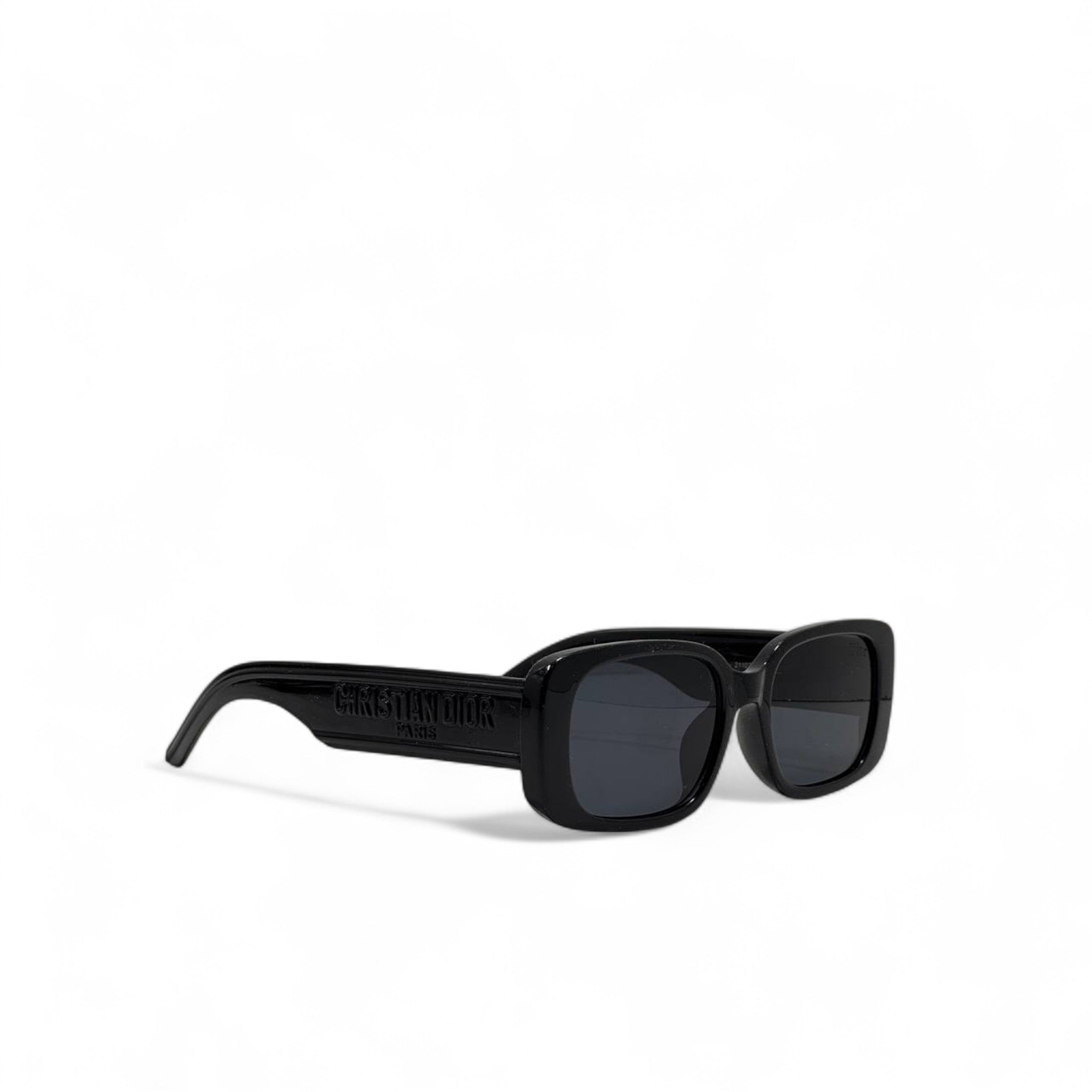 Christian Dior Oversized Black Sunglasses 🖤🕶️ | Square Frame with Embossed Logo