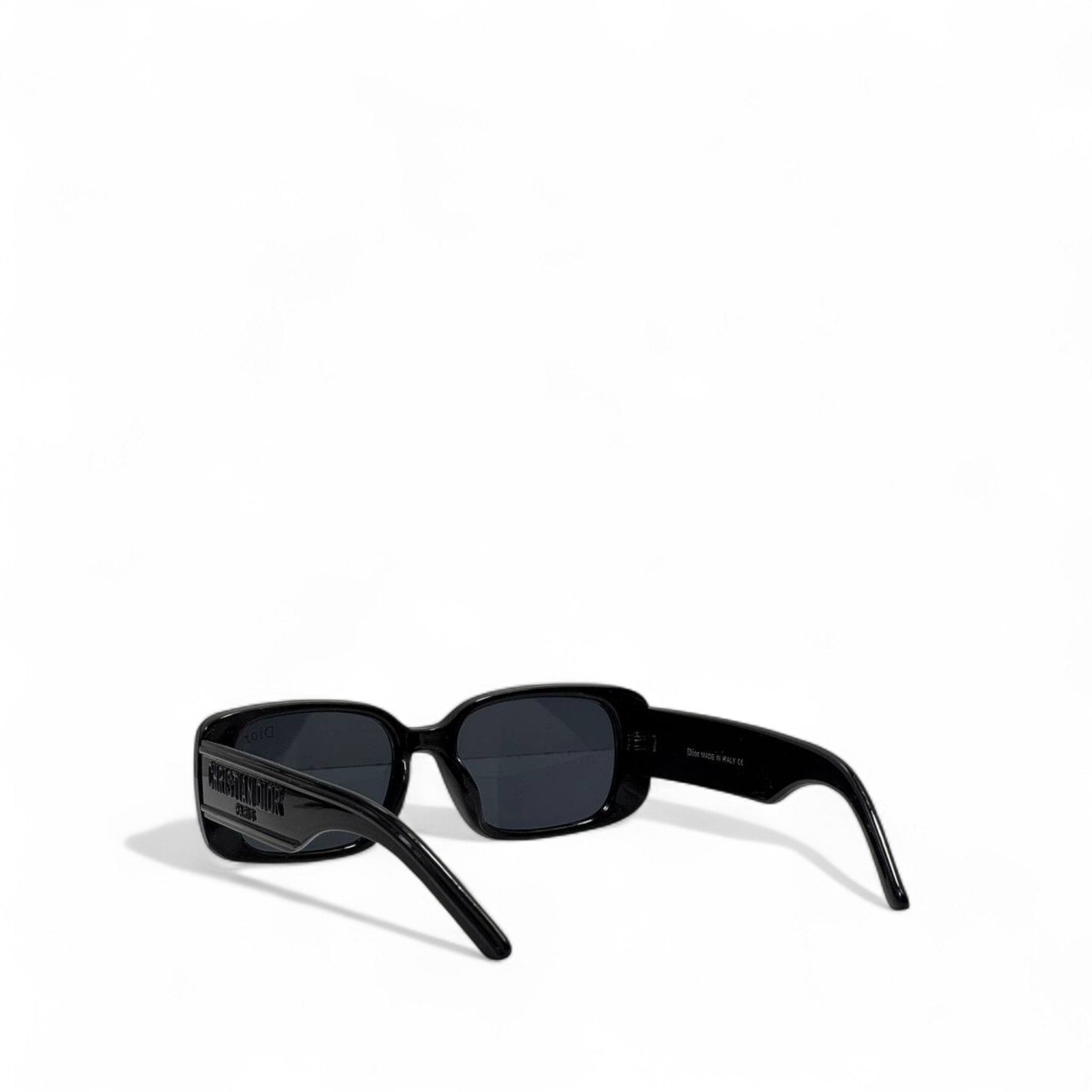 Christian Dior Oversized Black Sunglasses 🖤🕶️ | Square Frame with Embossed Logo