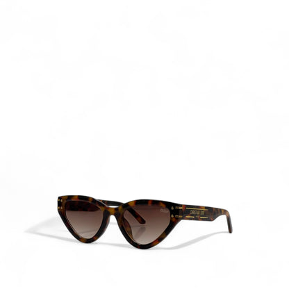 Christian Dior Cat-Eye Sunglasses 🐆🕶️ | Tortoiseshell Frame & Gold Logo Detailing