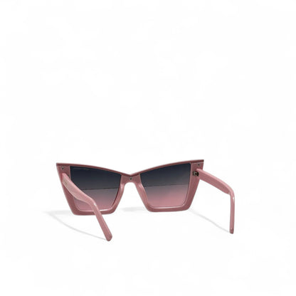 Saint Laurent Pink Cat-Eye Sunglasses 💗🕶️ | Sculpted Frame with Gradient Lenses