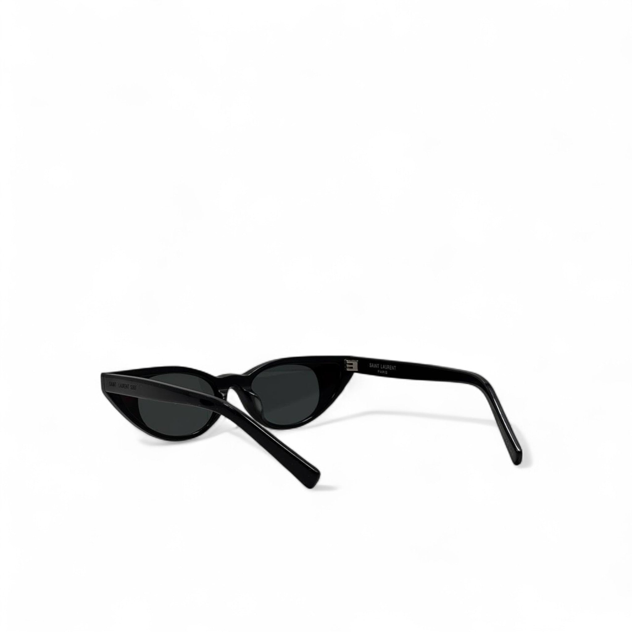 Saint Laurent Heart Cat-Eye Sunglasses 🖤❤️ | Playful Red Detail & Chic Black Frame