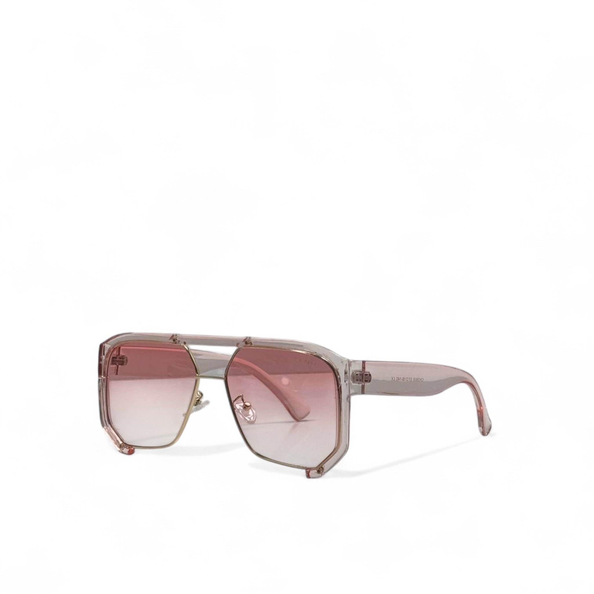 Fendi Gradient Pink Shield Sunglasses 💗 | Transparent Frame Luxury Look
