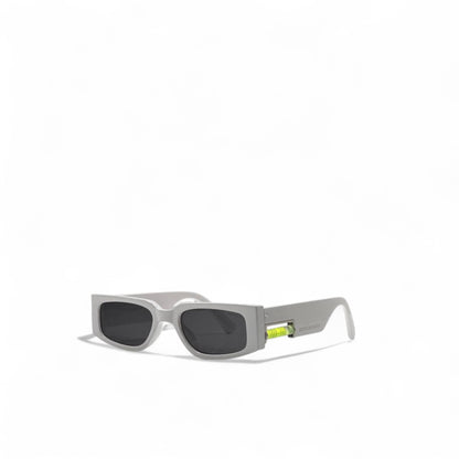 Gentle Monster White Rectangular Sunglasses 🧪 | Spirit Level Edition | Futuristic Eyewear