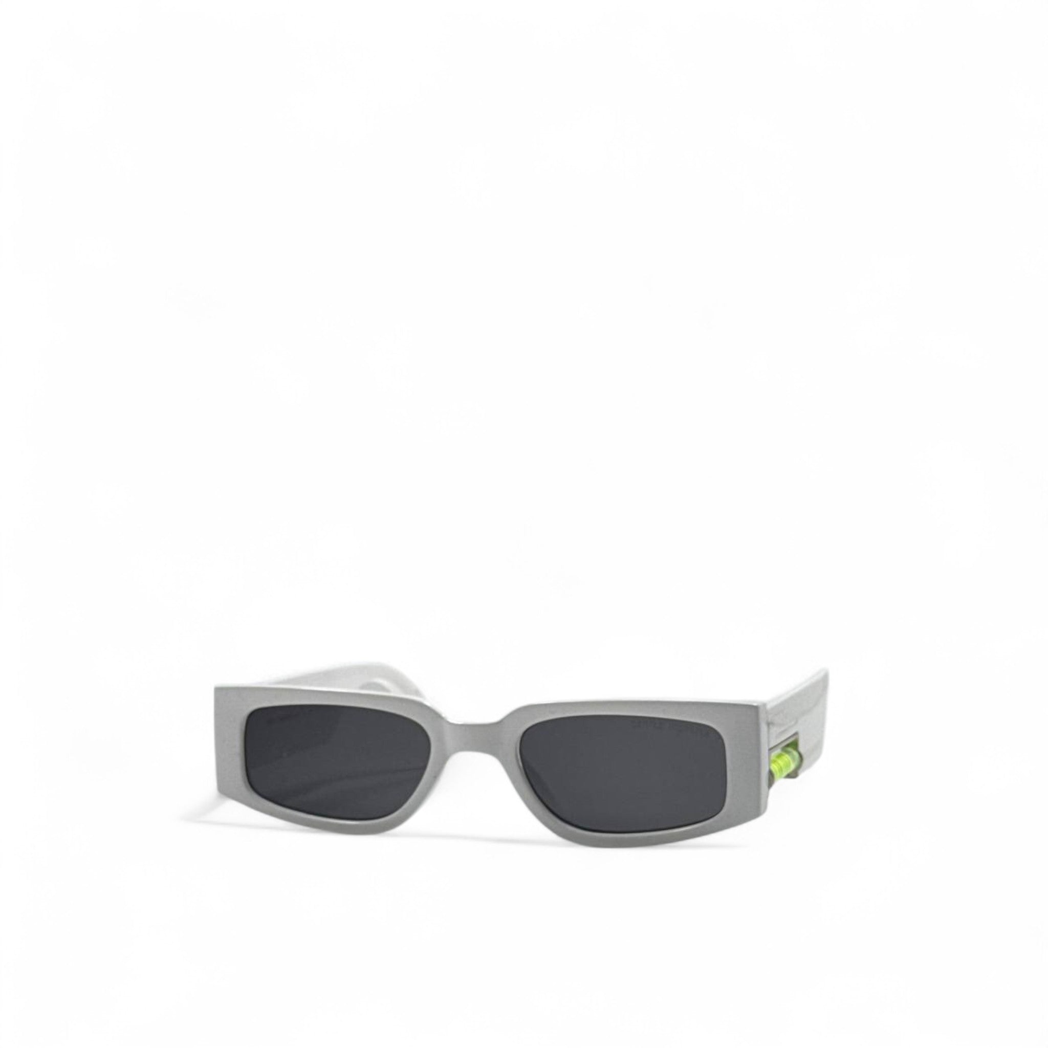 Gentle Monster White Rectangular Sunglasses 🧪 | Spirit Level Edition | Futuristic Eyewear