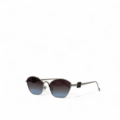 Loewe Gradient Cat-Eye Metal Sunglasses 💙 | Elegant Designer Eyewear