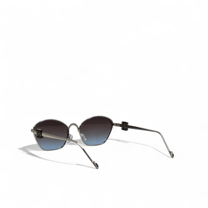 Loewe Gradient Cat-Eye Metal Sunglasses 💙 | Elegant Designer Eyewear